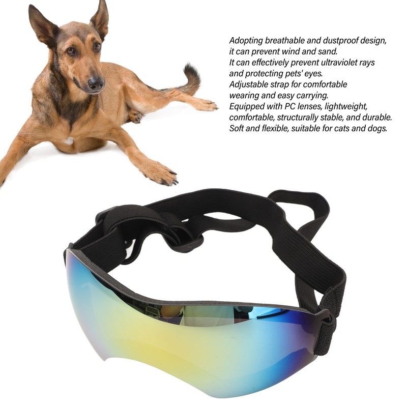 Dog Sunglasses Large Dog Goggles Pet Glasses UV Protection Windproof
