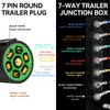 Gubrdfrsod 8 Ft 7 Pin Trailer Wiring Harness With 7
