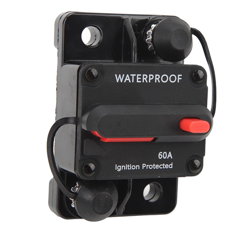 Car Audio Circuit Breaker 12V Waterproof Manual Reset with Fuse