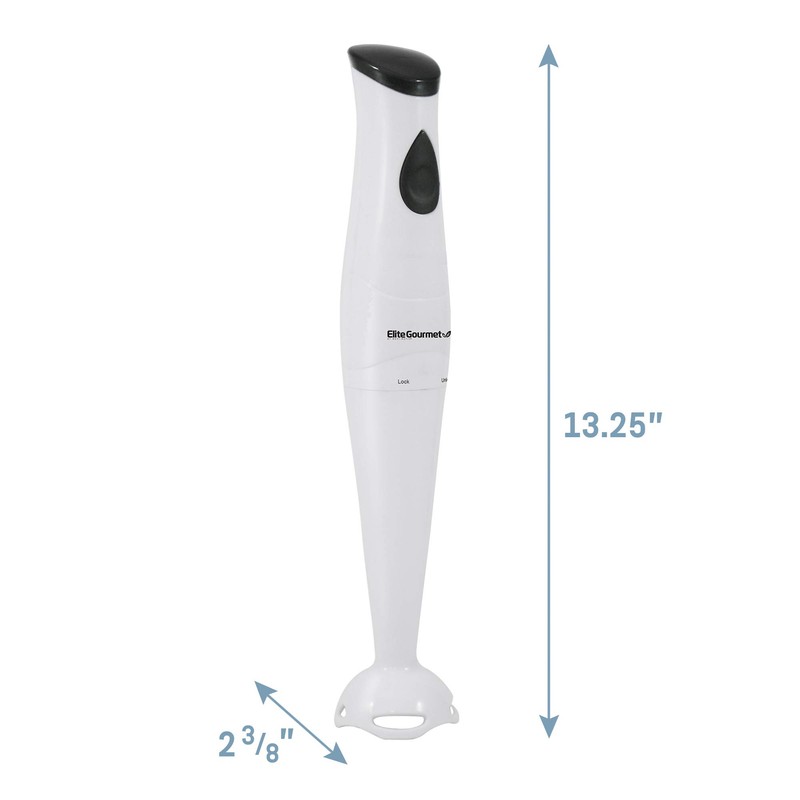 Elite Gourmet EHB-2425X Electric Immersion Hand Blender Stick, Mixer, Chopper,