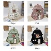 Kawaii Backpack Large Capacity Cute Bear Accessories Backpack for School
