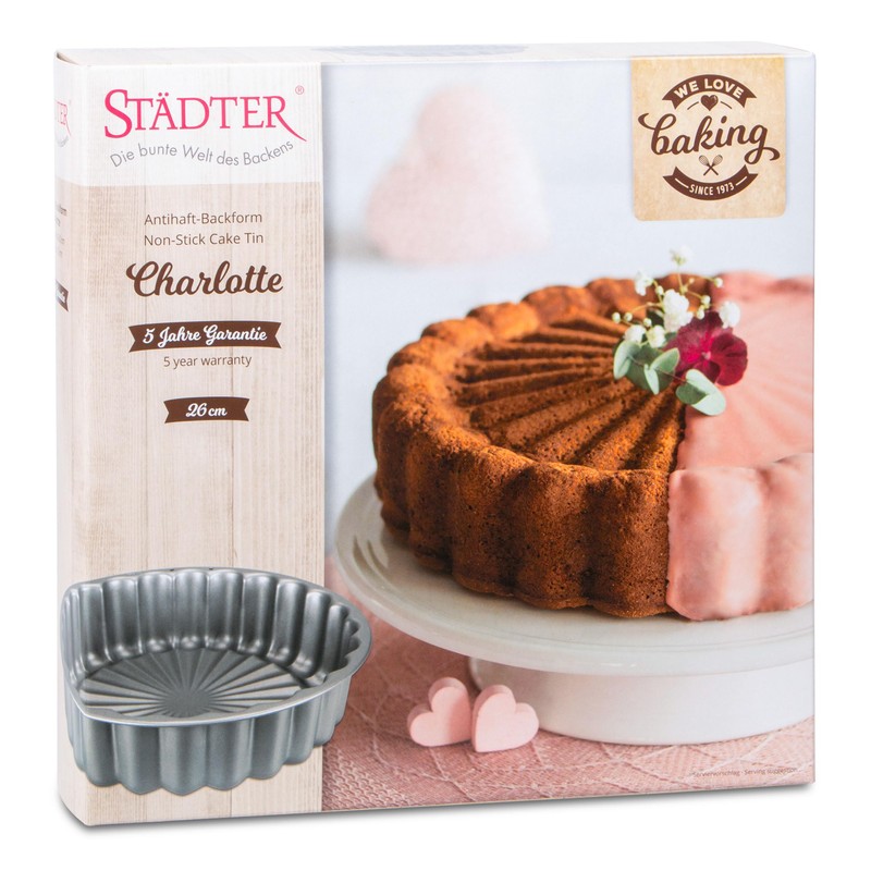 Städter We Love Baking Charlotte Baking Tin Metal Diameter 26