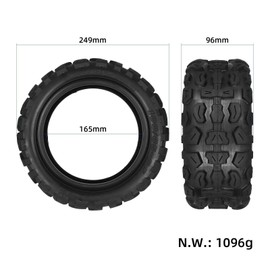 GYL 100/65-6.5 Off-Road Tire Vacuum 11 Inch Snow Tire Fit for Sealup, Dualtron Ultra/Thunder, Zero 11x, Speedual Plus, TIFGAOP T88 Electric Scooter Replacement Tyre Thickened Anti-slip Wear-resistant