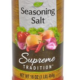 Supreme Tradition Seasoning Salt, 16 oz.