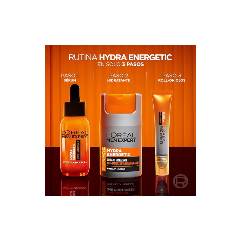 L'Oreal Paris Roll On Crema para Ojos, Men Expert, 10