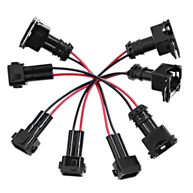 Adaptador de inyector de combustible OBD2 a OBD1 EV1, arnés