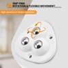 16Pcs Mini Self Adhesive Caster Wheels, 360° Swivel Universal Small