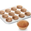 Caperci Standard Natural Cupcake Liners 500 Count, No Smell, Grease-Proof