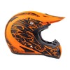Typhoon Adult ATV Helmet & Goggles Gear Combo, Matte Orange