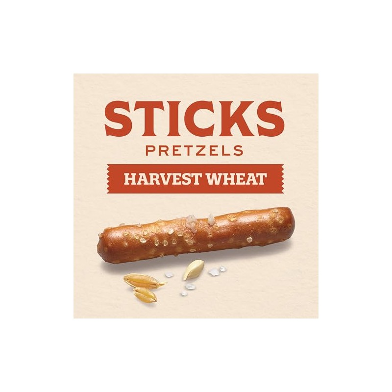 Snyder's of Hanover Harvest Wheat Pretzels Sticks, 8 Oz Bag