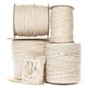 Natural Twisted Cotton Rope 3/16 Inch - Biodegradable Cord with