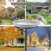 Feemiyo Heated Bird Bath for Outdoors for Winter, 75W Bird