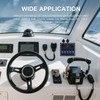 5 Gang Marine Boat Switch Panel with Dual USB Charger