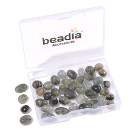 BEADIA - abalorio de piedra de espectrolita irregulares naturales para hacer joyas, 5-8 mm, 38 cm