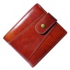 Men's Genuine Cow Leather RFID Wallet with Coin Pocket &