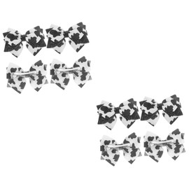 TOVINANNA 8pcs Bowknot Hair Clips Fabric Barrettes for Women Stylish Hair Accessories for Everyday Use and Special Occasions