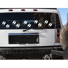 EZ-STIK 10X Deer Tracks 4 x 3.5 Sticker Set of 10 Hunting Bow Hunting Decal *D661*