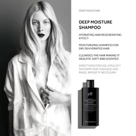 pH Labs Deep Moisture Travel Shampoo and Conditioner Set - Hydrating and Moisturizing Shampoo and Conditioner - Dry Hair - Enriched with Kokum Nut Butter and Rose Extract (3.38 oz each)