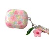 PIQIUZC Compatible with AirPods 4 Case, Cute Grace Pink Floral