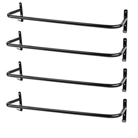 4Pcs Blanket Rack with Bridle Hooks,Wall Mounted Removable Horse Blanket Bar for Hanging Horse Blankets Pads Saddle Blankets,34 Inch