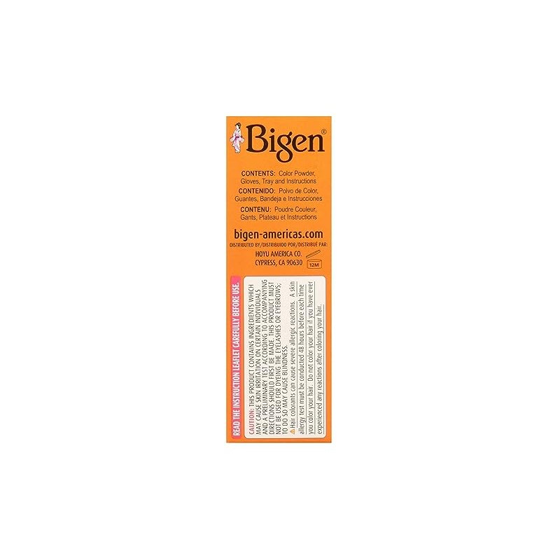 Bigen Permanent Powder Hair Color 48 Dark Chestnut, 0.21 Ounce