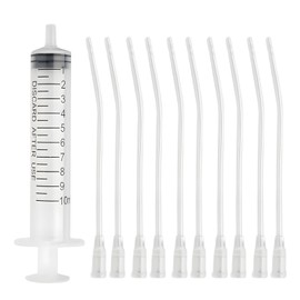 Debbery Baby Bird Feeding Set, 10ml Baby Bird Feeding Syringe Set, Contains 10 Pieces 8mm Tubes, Easy to Clean, Manual Tools for Baby Birds, Pigeons, Parrots, Sparrows and Small Animals