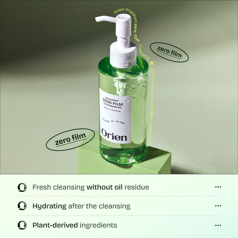 Orien Mugwort Zero Film Cleansing Oil 6.76 fl.oz. 200ml ㅣDaily