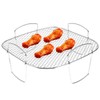 Air Fryer Rack Grilling Rack Stainless Steel Dehydrator Rack Multi-Purpose