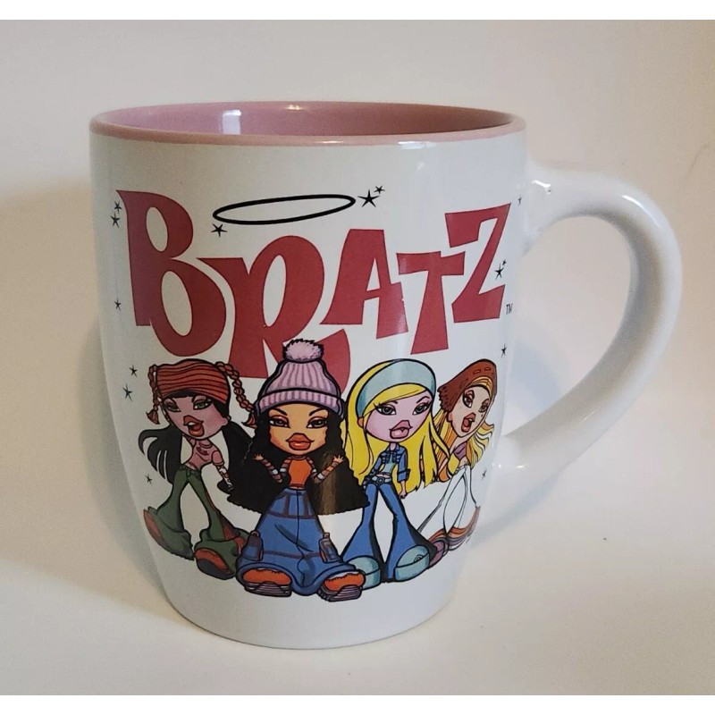 Silver Buffalo Bratz 25 Oz Ceramic Mug Microwave Safe XL