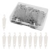 100Pcs Stainless Steel Needle Threader Embroidery Cross Stitch Needle-Threading Tools