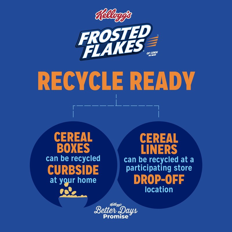 Kellogg's Frosted Flakes Breakfast Cereal, Kids Cereal, Family Breakfast, Family