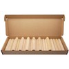 SKIR'CO (Pack of 25) Wooden Dowels 16x95mm Grooved Wood Dowels