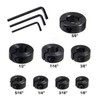Nalegtocw Drill Bit Stop Collar Set,Split Ring Drill Bit Depth