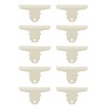 10Pcs Hinge Clips Large Metal Hinge Binder Clips for Paper
