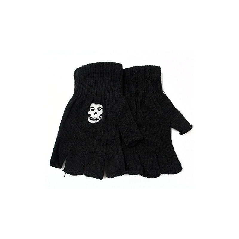 PUNK Rock Knit Fingerless Gloves- Rainbow