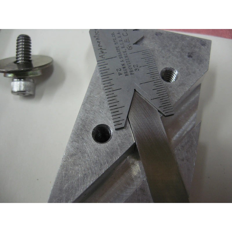 Custom Made Lathe Tool Bit Grinding Jig, 60 Degree Grinding