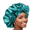 Boolavard Seidenhaube zum Schlafen, Satinhaube für Frauen, doppellagige Haarhaube mit