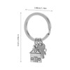 Warmhm Housewarming Keychain New Home New Adventures Keychain Welcome Home