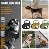 bvya Tactical Nylon Small Dog Vest Harness Adjustable Comfy Mesh