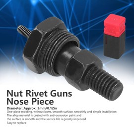 M3 Manual Nut Rivet Guns Head Tips, Mandrel and Mouthpiece Rivet Tips Rivet Nut Tool Tips Made of Alloy Steel
