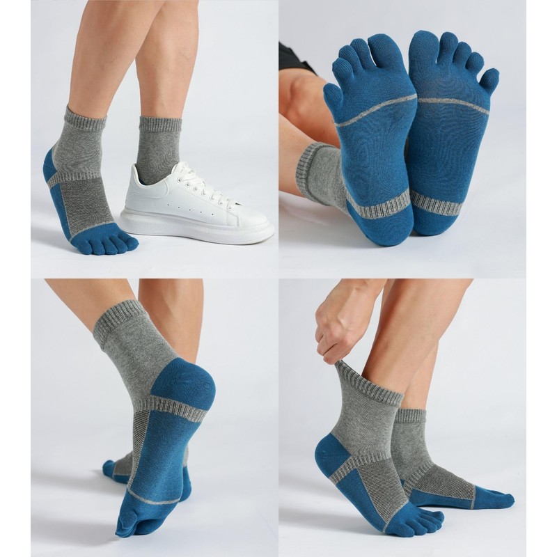 WIOIW Men's Five Toe Socks, Sports, Five Toe Socks, Running