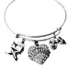 Best Friend Crystal Heart Directors Chair Drama Mask Silver Expandable