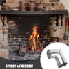 KICHOUSE Fireplace Stove Chimney Pipe Home Metal Flue Stove Pipe