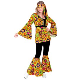 W WIDMANN MILANO Party Fashion - 70s Groovy Style, Disco Fever, Dancing Queen, Hippie, Strike Move Costume