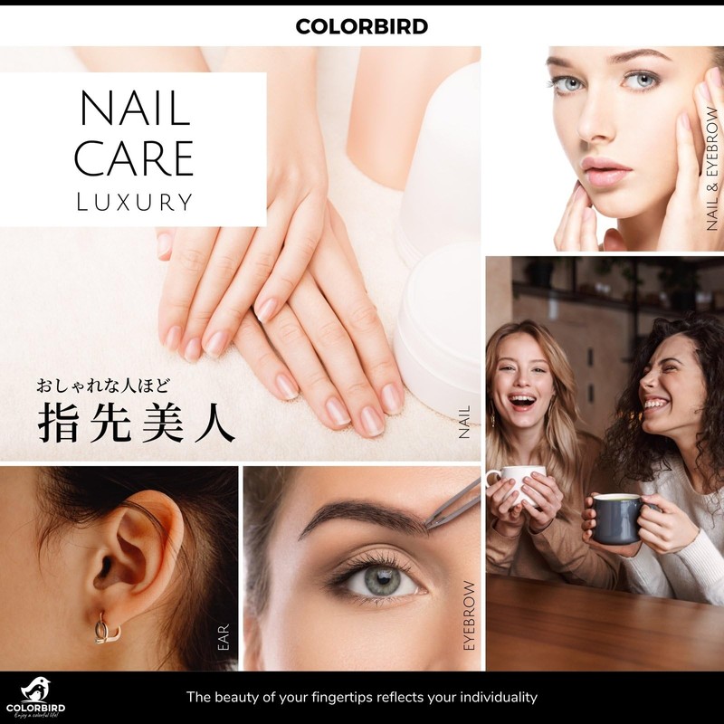COLORBIRD Nail Care Set, Nail Clippers, Nail Care, Nail File,