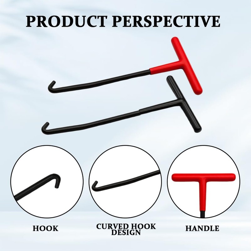HQRNYP Motorcycle Exhaust Spring Hook, Spring Removal Tool, T Shaped