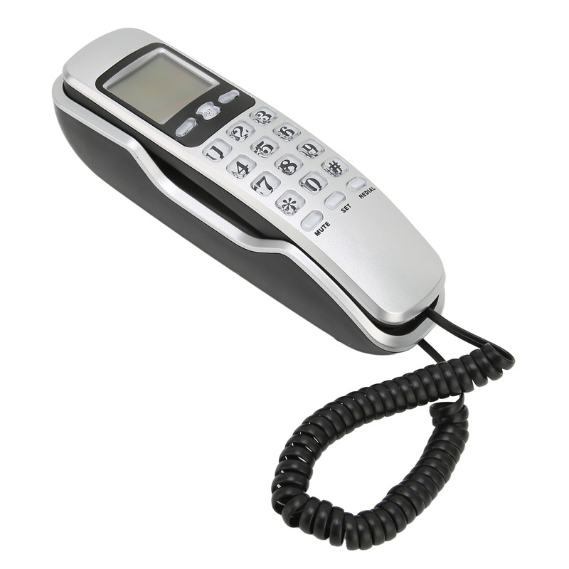 KXT888CID Landline Wall Phones Corded Landline Telephone with LCD Display