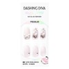Dashing Diva Magic Press Nail Tips Melly Almond, 1 set, white / 데싱디바 매직프레스 네일팁 멜리 아몬드, 1세트, 화이트