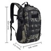 Military Tactical Daypack Molle Rucksack Student School Rucksack Men,15L Waterproof