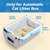​Duabes 40-Count Cat Litter Box Liners: Durable, Leak-Proof, Eco-Friendly Trash